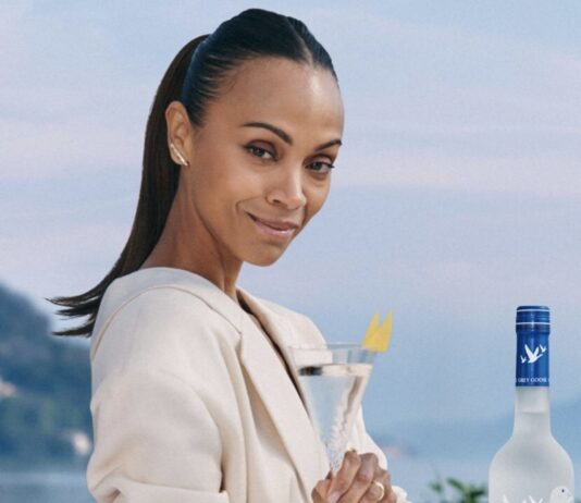Zoe Saldaña GREY GOOSE